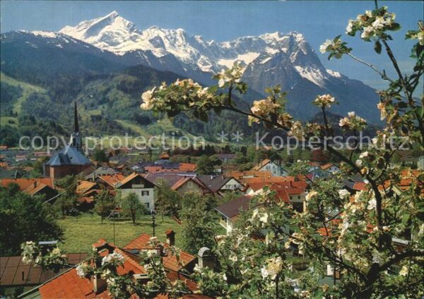 Garmisch-Partenkirchen mit Zugspitzgruppe
