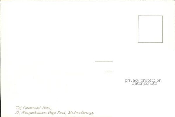 Madras Tamil Nadu Taj Coromandel Hotel – Bild 2