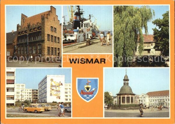 Wismar Mecklenburg Hafen Gewölbe über Runden Grube Kagenma