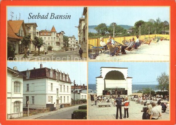Bansin Ostseebad Karl-Marx-Strasse Sellin Erholungsheim-