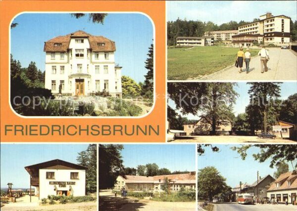Friedrichsbrunn Harz Sanatorium Ernst-Th?lmann Bettenhaus Ku
