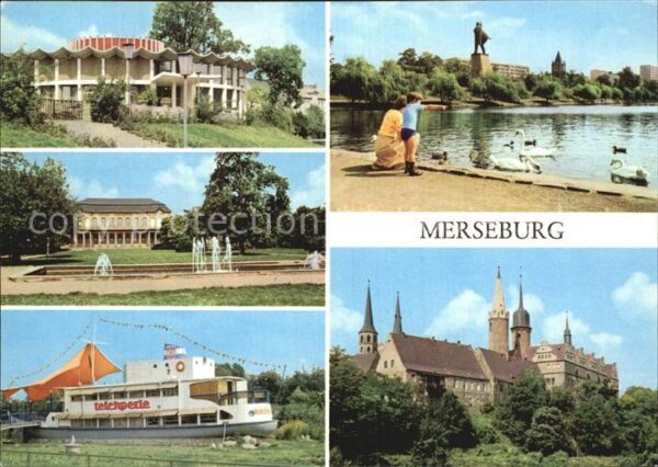 Merseburg Saale Schloßgarten Schloß Dom