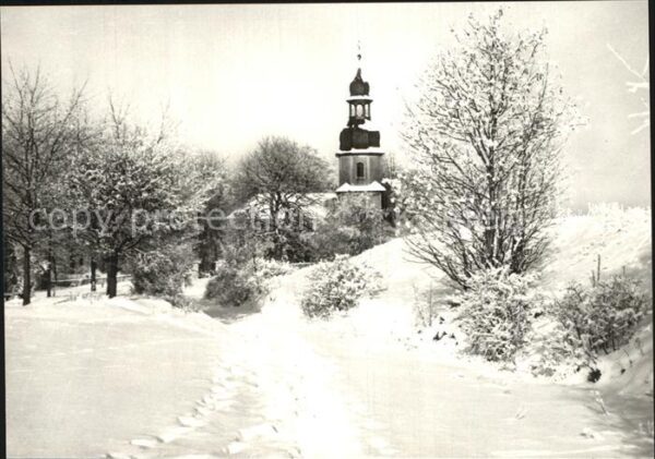 Landwuest Kirche im Winter