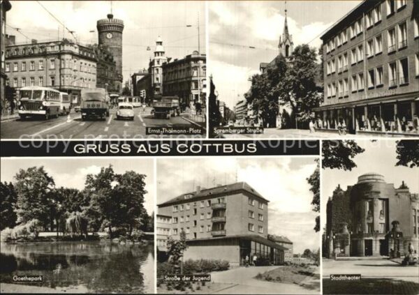 Cottbus Spremberger-Strasse Goethepark Stadtthe