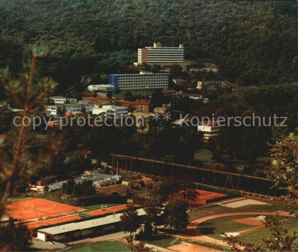 Bad Kreuznach Salinen mit Kursanatorium Fliegeraufnah