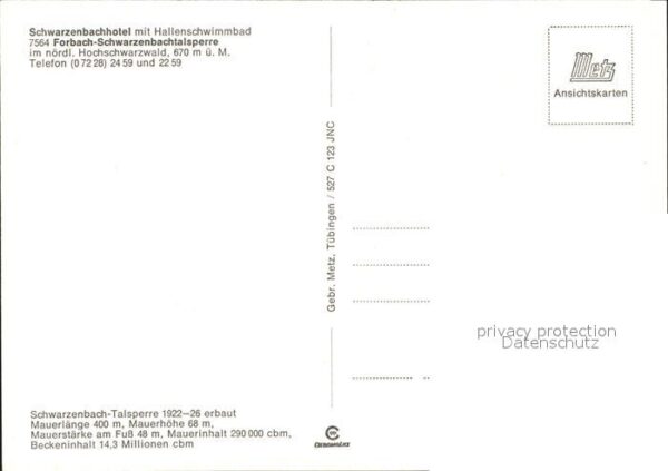 Forbach Baden Schwarzenbachhotel – Bild 2