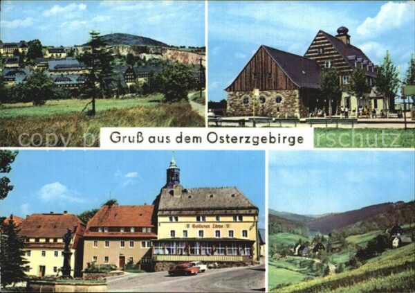 Altenberg Erzgebirge mit Binge und Geisingberg Lauenstein Re