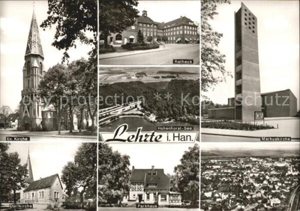 Lehrte Hannover Fliegeraufnahme Hohenhorst-See Parkhaus