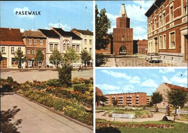 Pasewalk Mecklenburg Vorpommern Mühlentor Ernt-Thälmann-Platz
