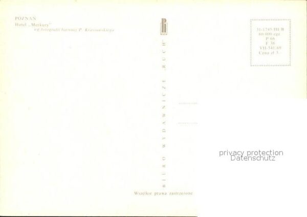 Poznan Posen Hotel Merkury – Bild 2