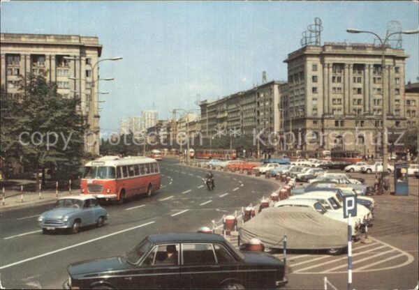 Warszawa Ulica Marszalkowska widok