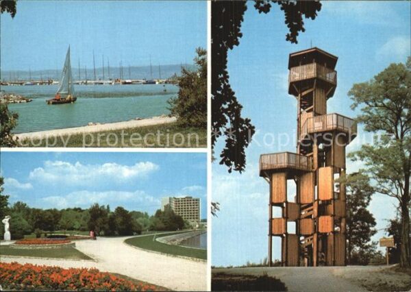 Balaton Plattensee Seepartien Aussichtsturm
