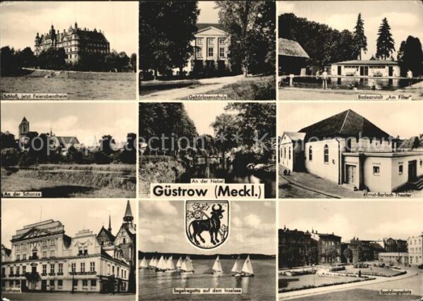 Guestrow Mecklenburg Vorpommern Schloß Gehörlosenschule Nebel Schanze E