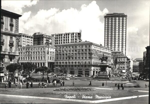 Napoli Neapel Piazza Municipio