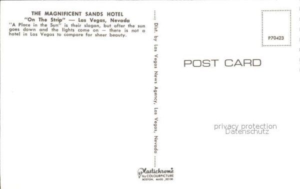 Las Vegas Nevada Sands Hotel – Bild 2