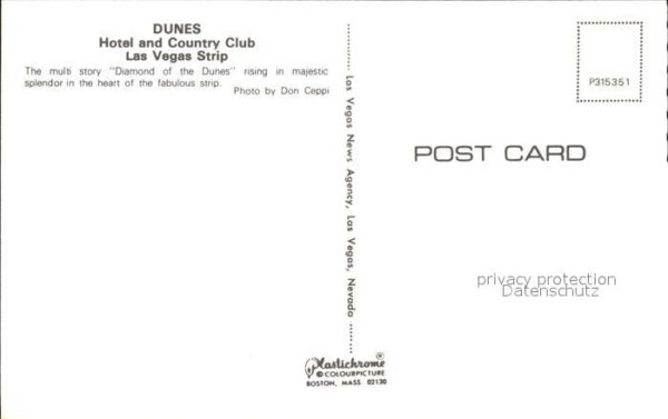 Las Vegas Nevada Dunes Hotel and Country Club – Bild 2
