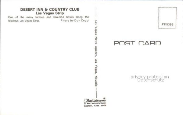 Las Vegas Nevada Desert Inn und Country Club – Bild 2