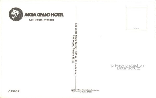 Las Vegas Nevada MGM Grand Hotel – Bild 2