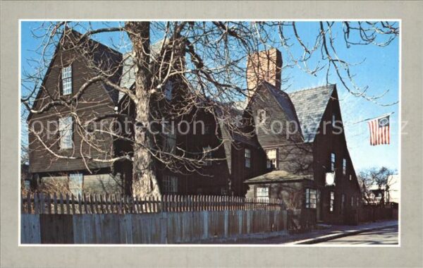 Salem Massachusetts House of the seven Gables