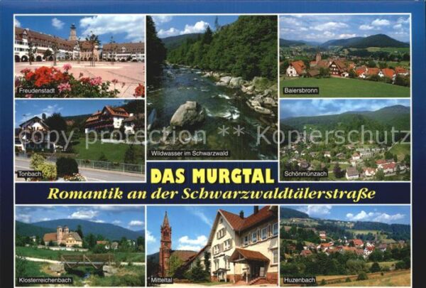 Freudenstadt Murgtal Baiersbronn Schönmünzach