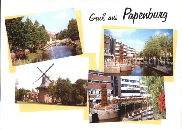 Papenburg Ems Windmühle Kanal