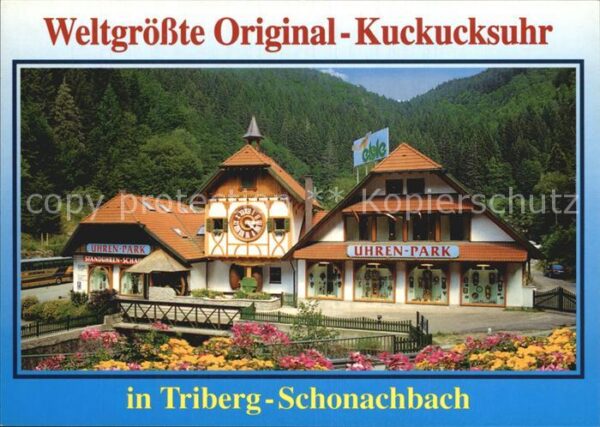 Triberg Schwarzwald Weltgrösste original Kuckucksuhr Eble U