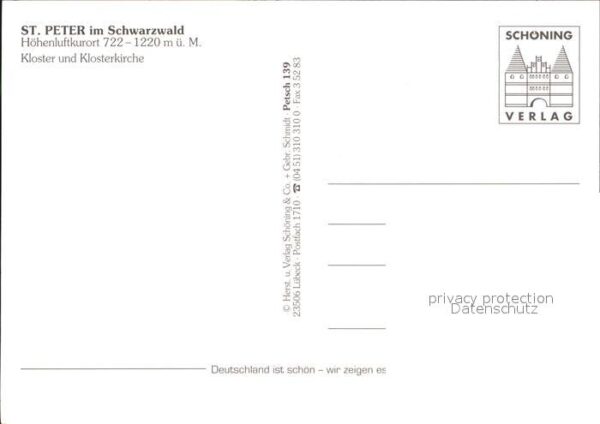St Peter Schwarzwald Klosterkirche Kloster – Bild 2