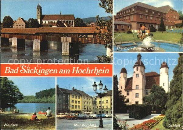 Bad Saeckingen Waldsee Münsterplatz Schloss