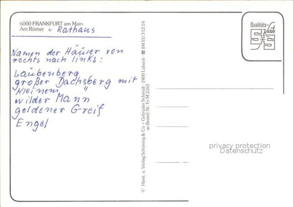 Frankfurt Main Am Römer Rathaus – Bild 2