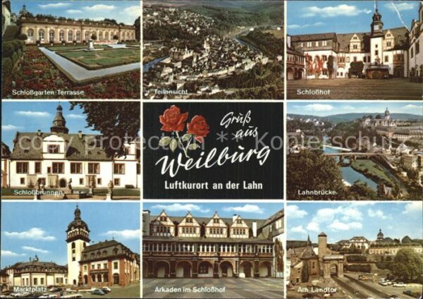 Weilburg Lahnbrücke Schlosshof Marktplatz