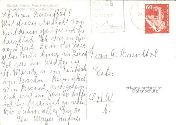Weilheim Oberbayern Stadtpfarrkirche Maria Himmelfahrt – Bild 2