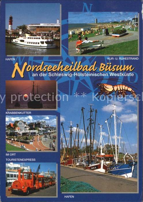 Buesum Nordseebad Hafen Krabbenkutter TouristenexpressKur