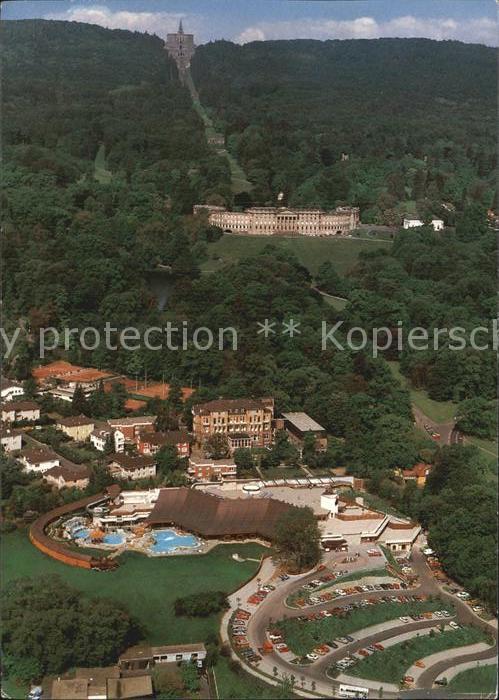 Kassel Thermalsolbad mit Blick zur Willhelmshö