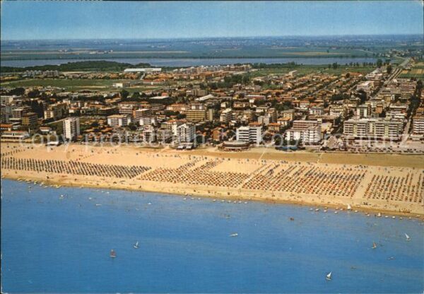 Lido di Bibione Fliegeraufnahme Strand