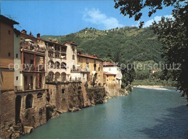 Bagni di Lucca Häuser auf der Lima
