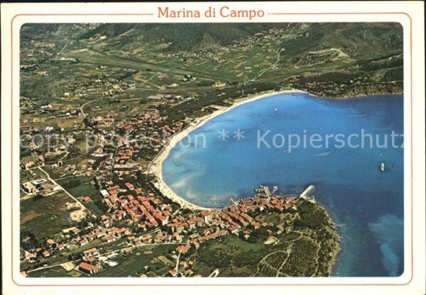 Marina di Campo Fliegeraufnahme