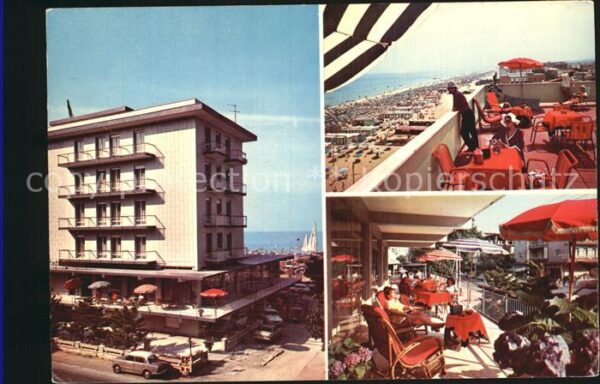 Rivazzurra Hotel Artide Terrasse Aussenansicht