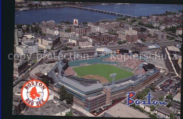 Boston Massachusetts Fliegeraufnahme Fenway Park