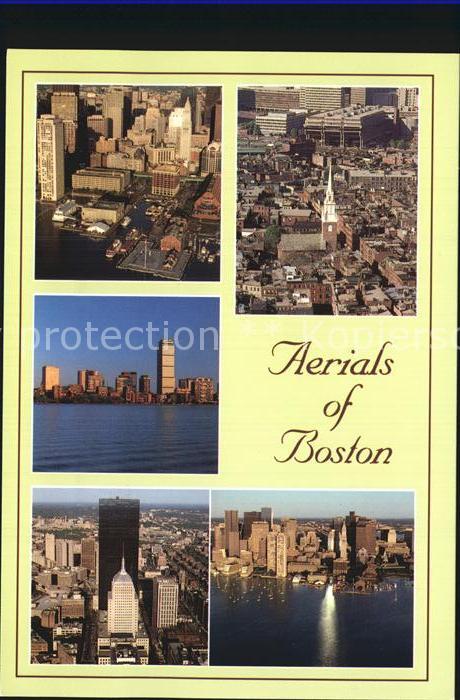 Boston Massachusetts Fliegeraufnahmen