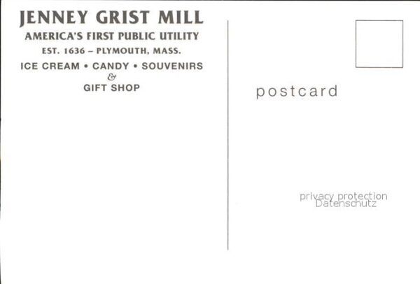 Plymouth Massachusetts The Jenny Grist Mill – Bild 2