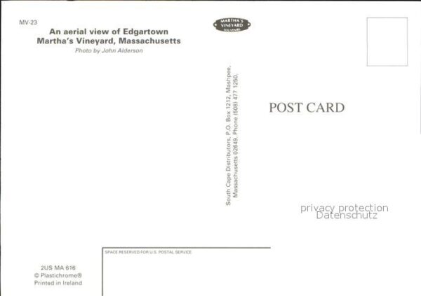 Vineyard Haven Fliegeraufnahme Edgartown – Bild 2