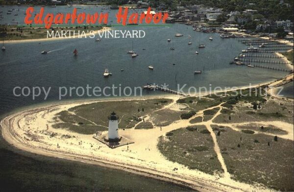Edgartown Fliegeraufnahme Hafen
