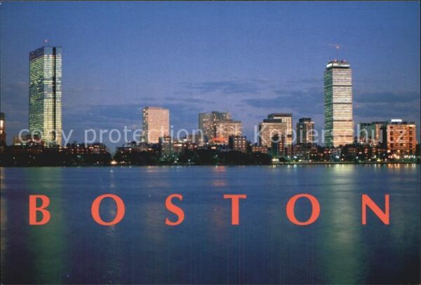 Boston Massachusetts Skyline Charles River