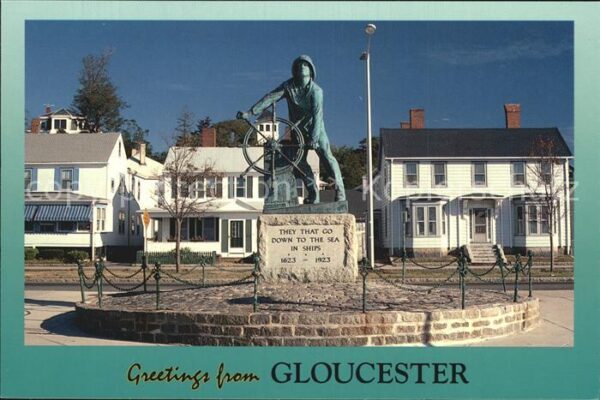 Gloucester Massachusetts Das Fischer Denkmal