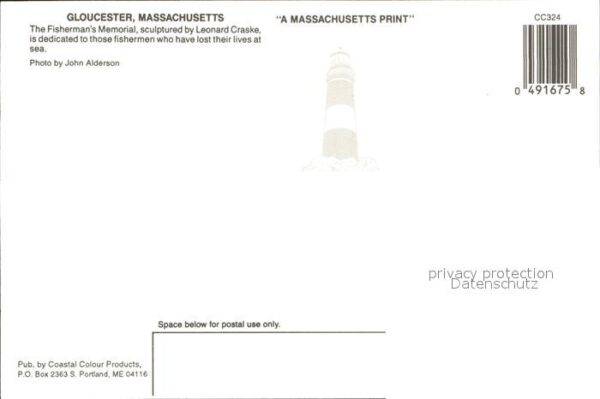 Gloucester Massachusetts Das Fischer Denkmal – Bild 2
