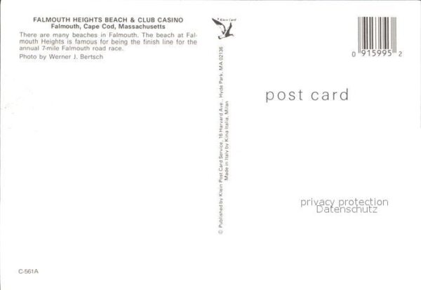 Falmouth Massachusetts Strand und Club Casino – Bild 2
