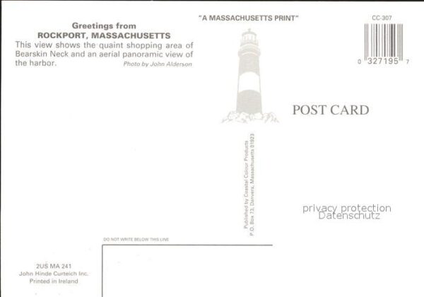 Rockport Massachusetts Fliegeraufnahme – Bild 2