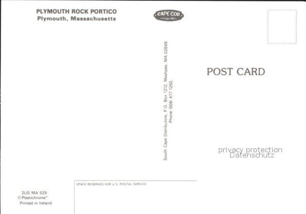 Plymouth Massachusetts Rock Portico – Bild 2