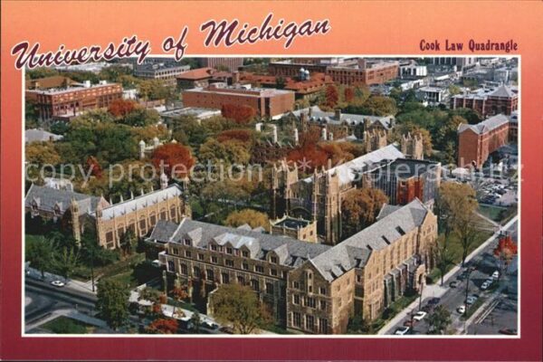Ann Arbor Fliegeraufnahme University of Michigan