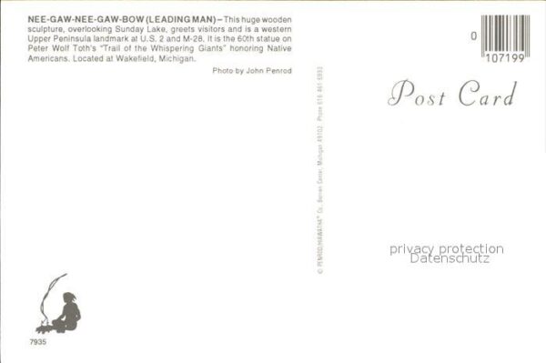 Wakefield Michigan Nee Gaw nee Gaw Bow Leading Man – Bild 2